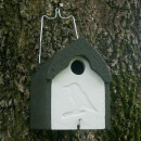 Vogelkasten mit 48 mm Flugloch f&uuml;r z.B. Stare &amp; Gartenrotschwanz