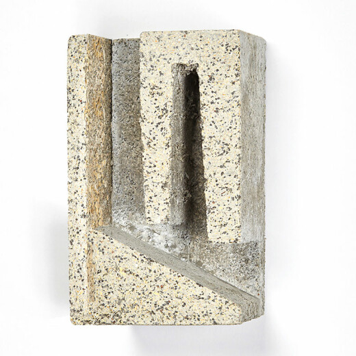 Fledermauseinbaustein 145mm, Grundstein mit Rückwand