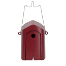 Vogeldomizil f&uuml;r Meisen mit 27 mm Einflugloch in Rot